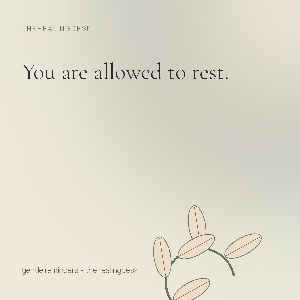 Thehealingdesk Instagram post